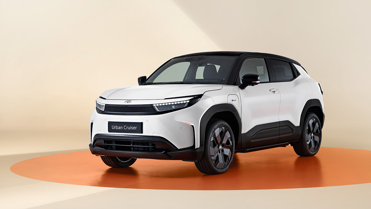 Het vooraanzicht van de Toyota Urban Cruiser Het vooraanzicht van de Toyota Urban Cruiser