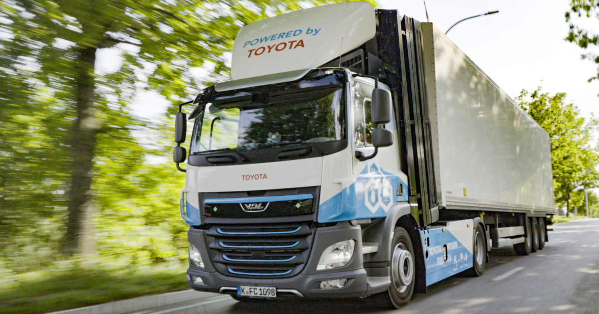 VDL truck met waterstofbrandstofcellen VDL truck met waterstofbrandstofcellen