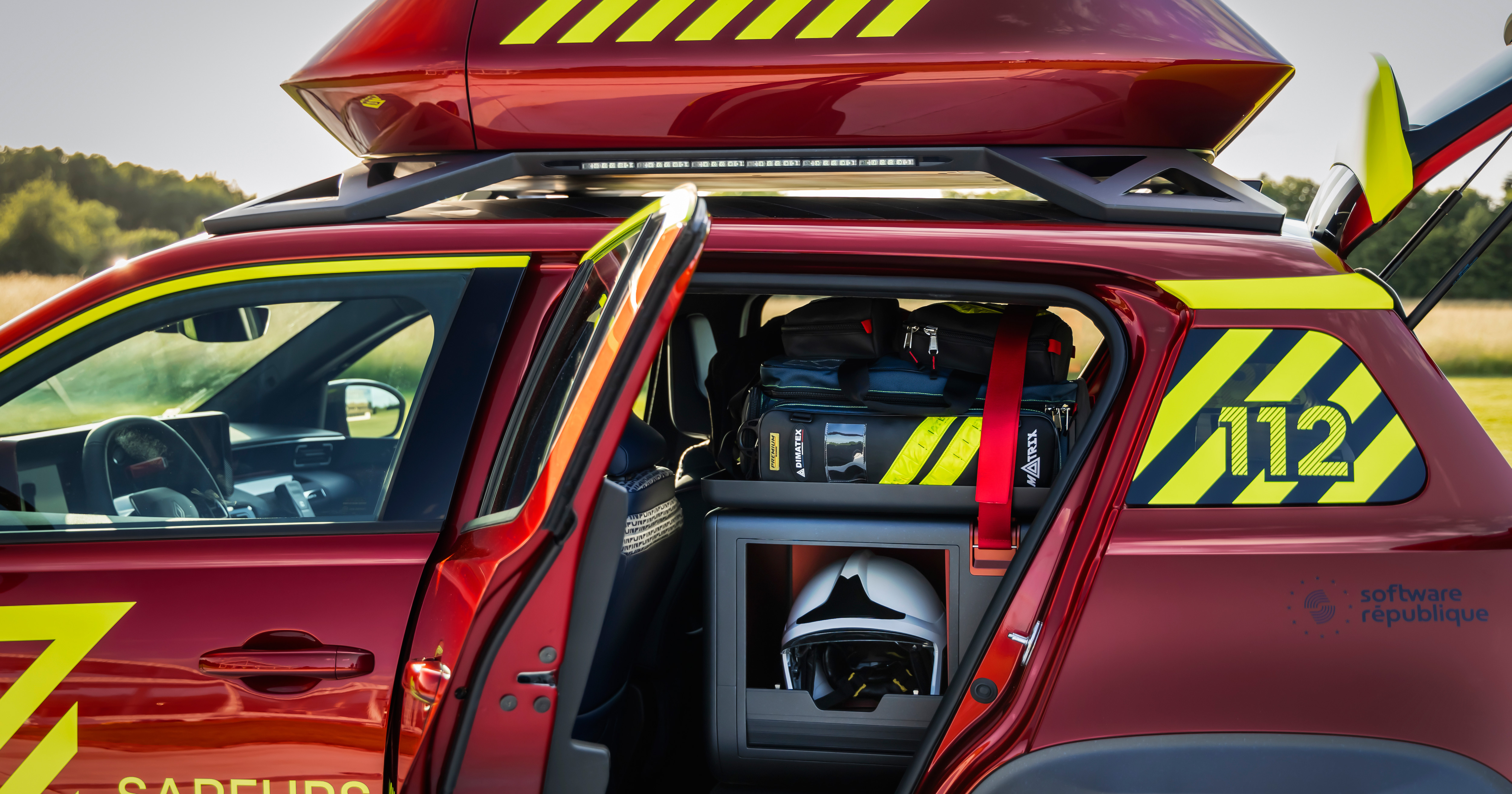 Bagageruimte en apparatuur Renault Vision 4Rescue Bagageruimte en apparatuur Renault Vision 4Rescue