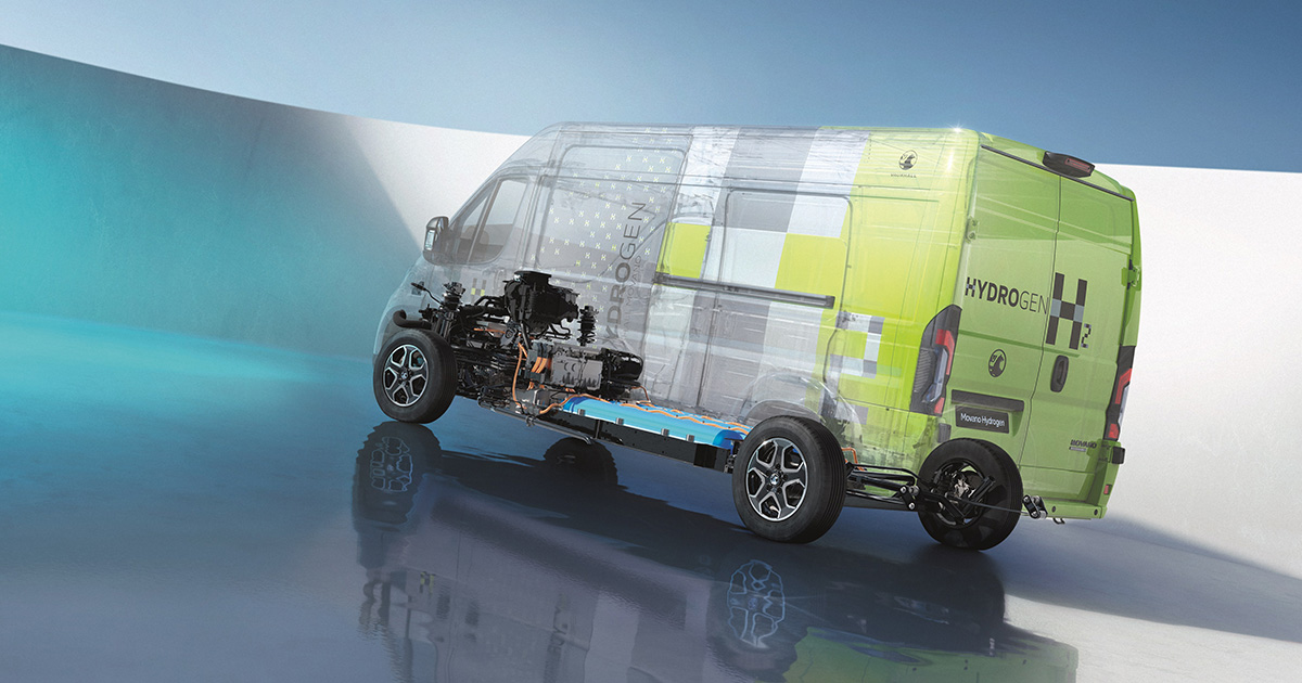 Ontwerpdetails Opel Movano Waterstof Ontwerpdetails Opel Movano Waterstof