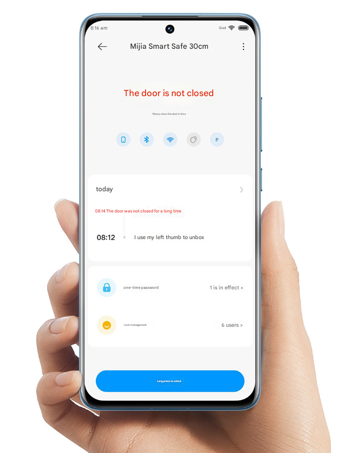 Xiaomi Mijia Smart Safe vooraanzicht
