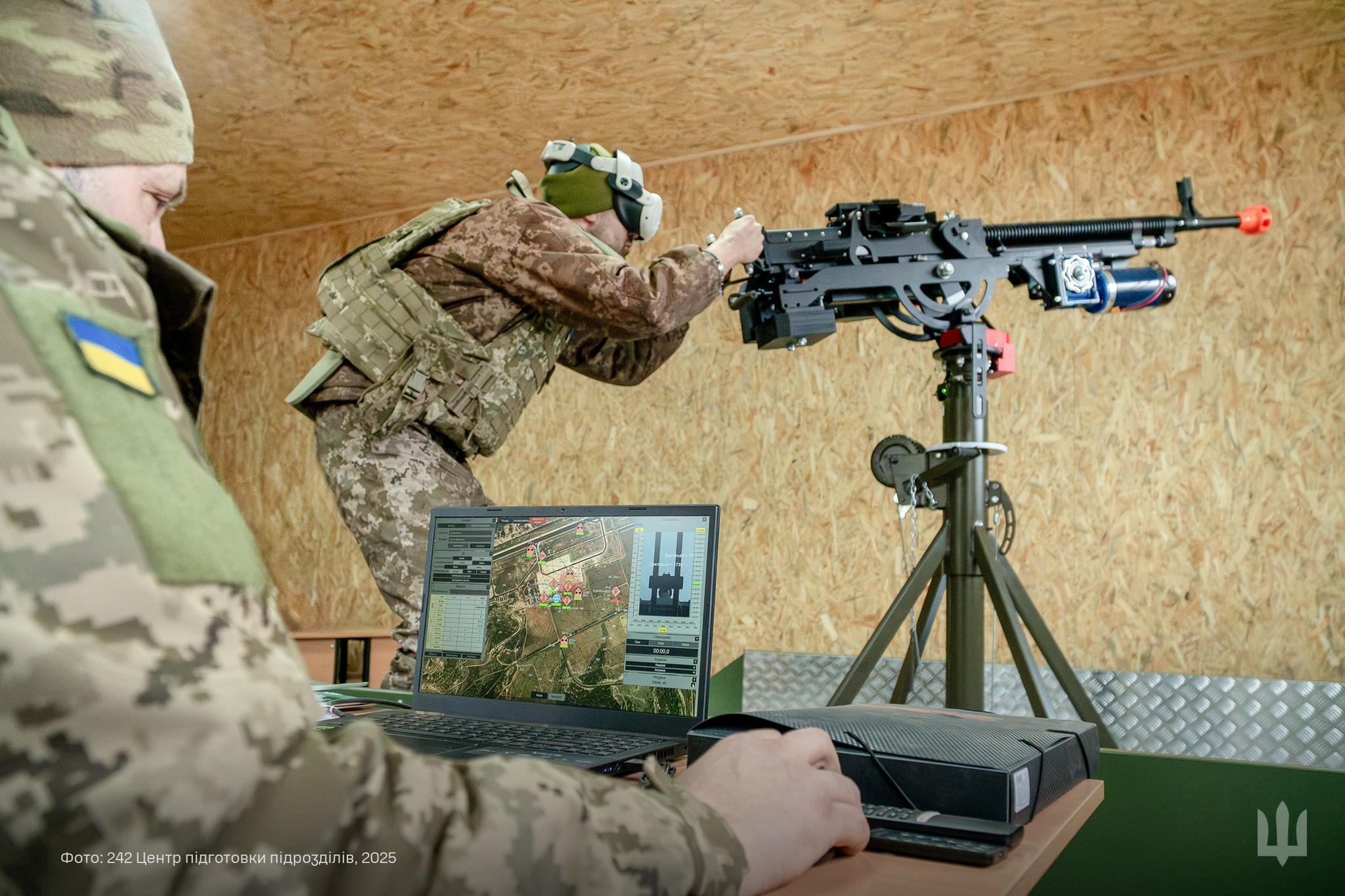Virtuele training op grote-kaliber wapens